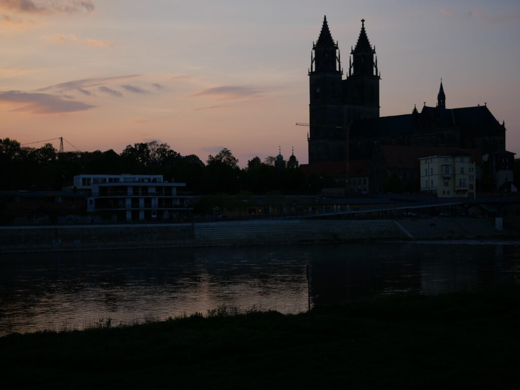 Magdeburger Dom am Abend